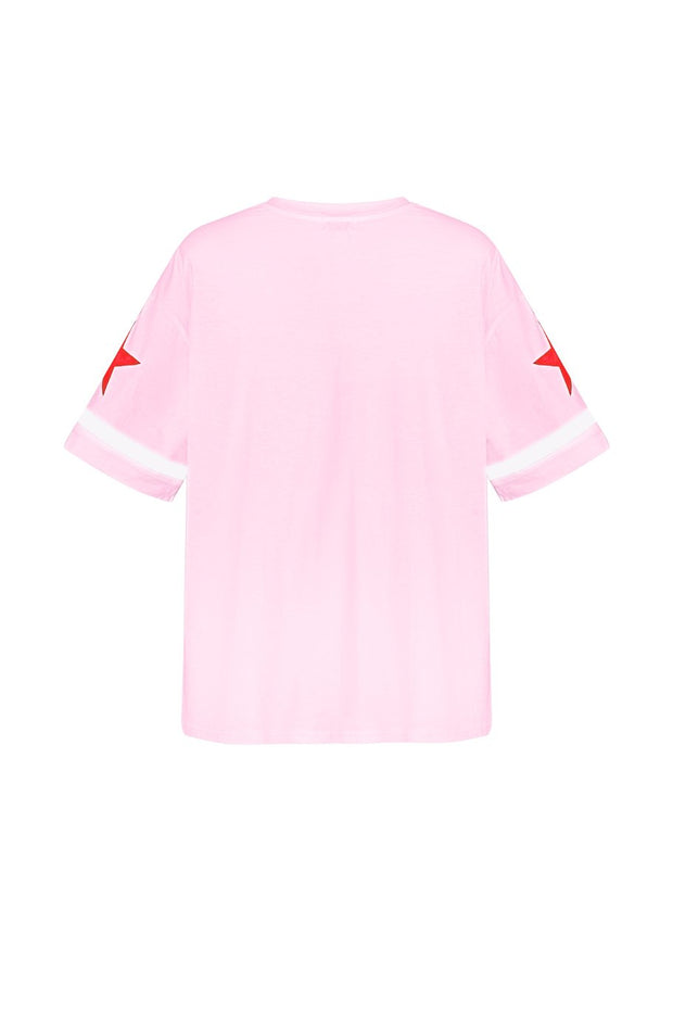 Sporty girl t-shirt- roze