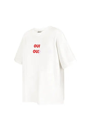 T-shirt Oui Oui  - wit