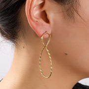 Fine Oval Dangle - 14K E56356-2