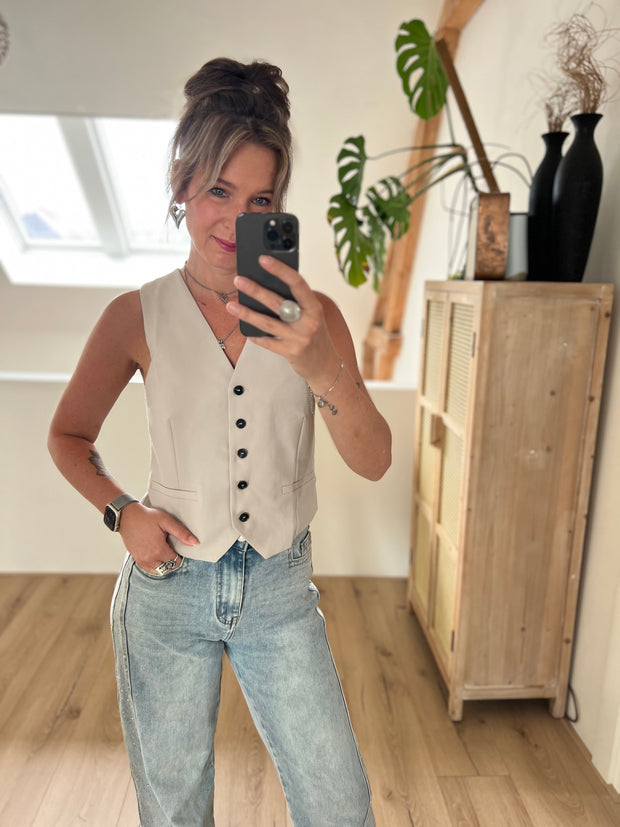 Gilet 1708 taupe