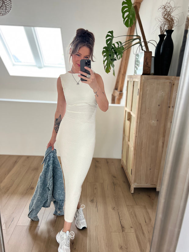 Dress VD1856 Off-white