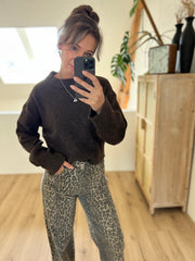 Sweater cropped Bruin 22303