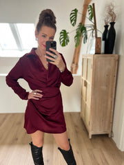 Dress M285 Bordeaux