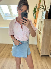 Blouse CY4906 Hearts roze