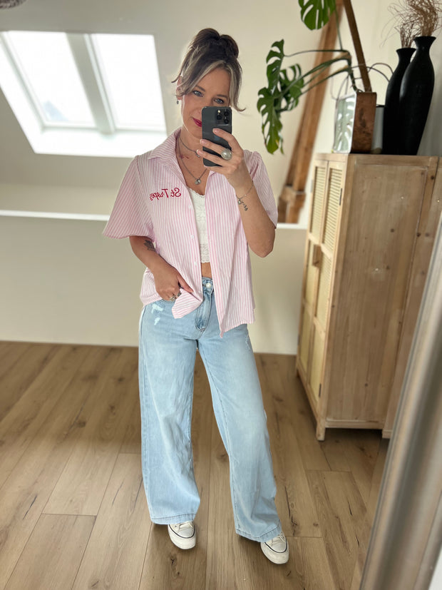 Jeans Dad-fit straight (mid rise) T265-56