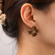 Velvet Flower - Brown E55003-3