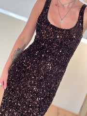 Dress pailletten 15646