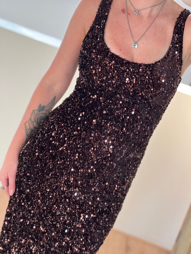 Dress pailletten 15646