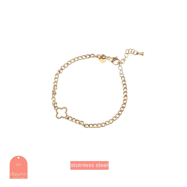 Armband Chunky Clover Bracelet - 14K B4746-2