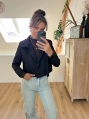 Trenchcoat 26320 Zwart