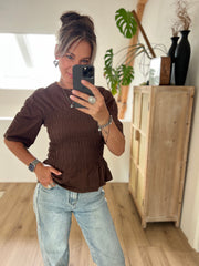 T-shirt 3337 Elastic Bruin
