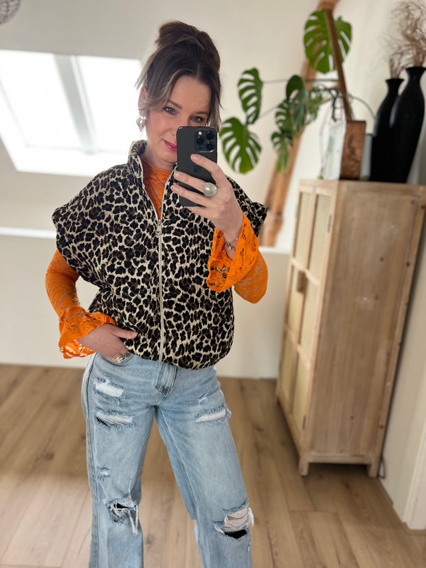Bodywarmer jacket Leopard
