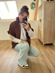 Trui Bow AM743 Beige