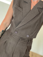 Gilet Vie V278 Bruin