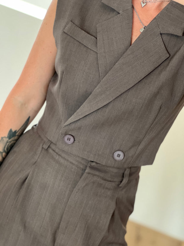 Gilet Vie V278 Bruin
