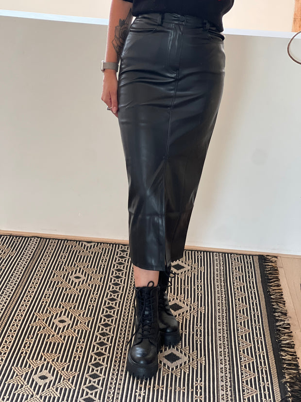 Skirt 9870 Leatherlook