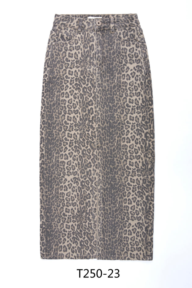 Skirt leopard T250-23