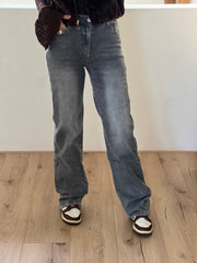Jeans H876-3 Grijs Wide leg stretch