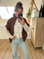 Trui Bow AM743 Beige