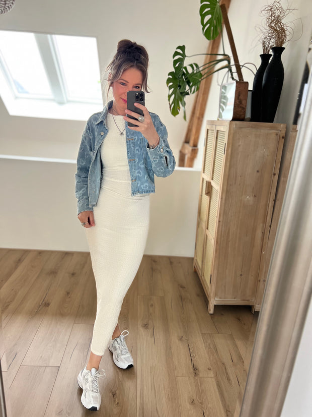 Dress VD1856 Off-white