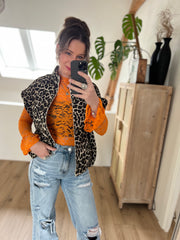Bodywarmer jacket Leopard
