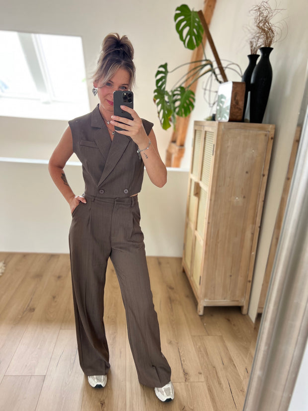 Gilet Vie V278 Bruin