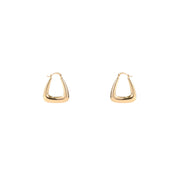 Oorbel Hollow Square Hoop - 14K E4637-2