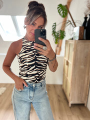 Top halter tiger striped 61905