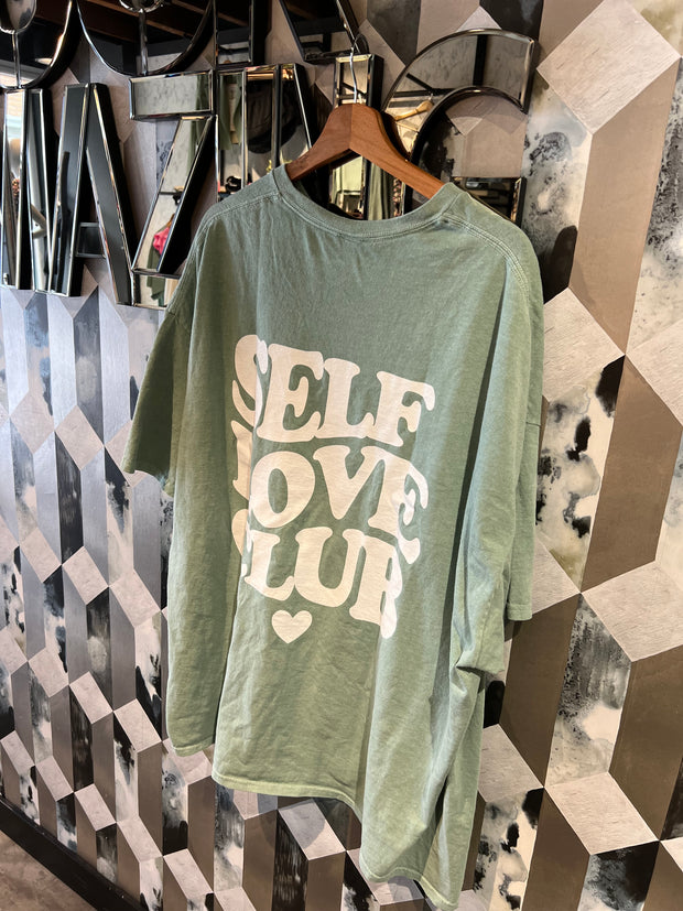 T-shirt dress Self love club