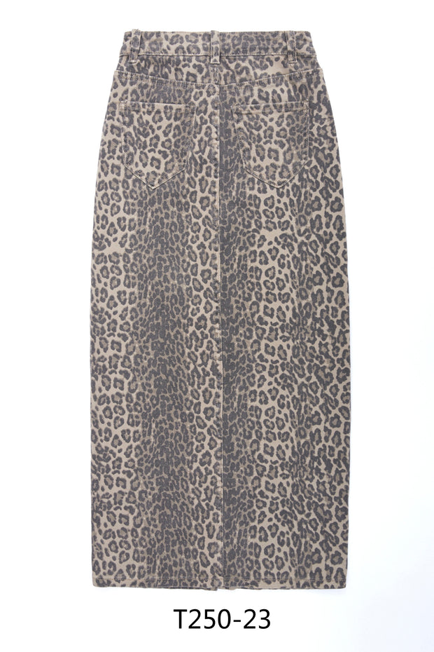 Skirt leopard T250-23