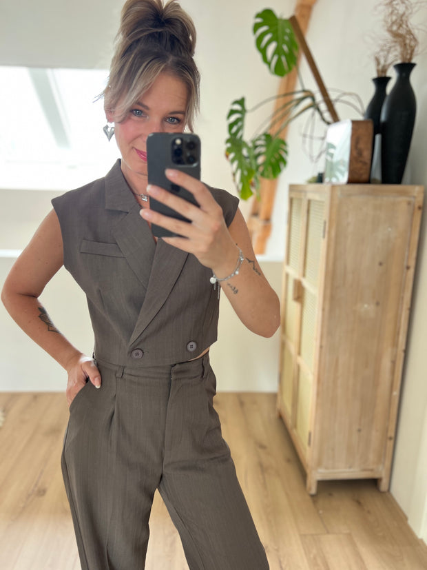 Gilet Vie V278 Bruin