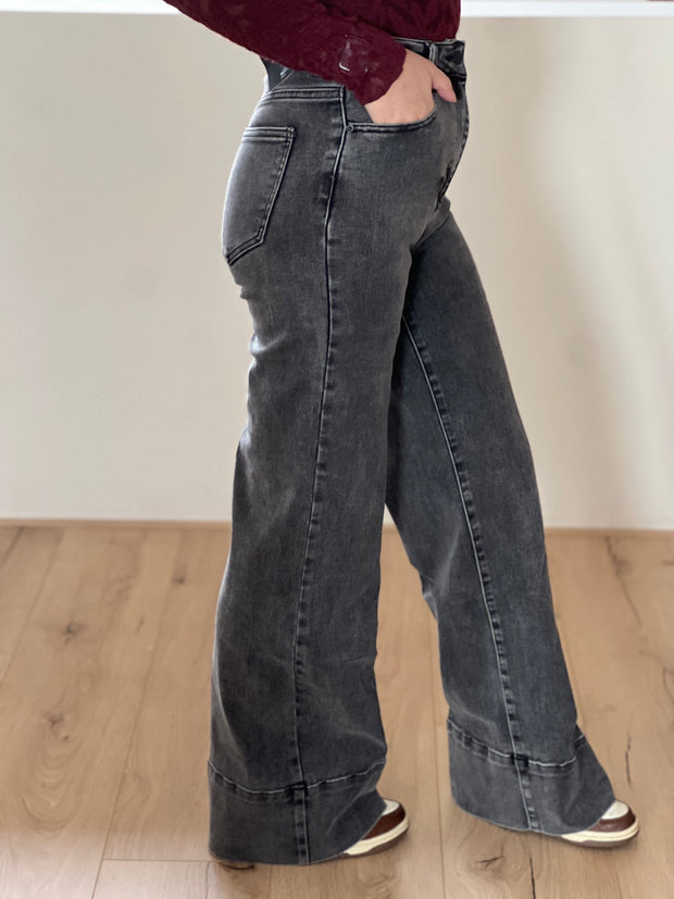 Jeans T6367-3 Loose straight stretch