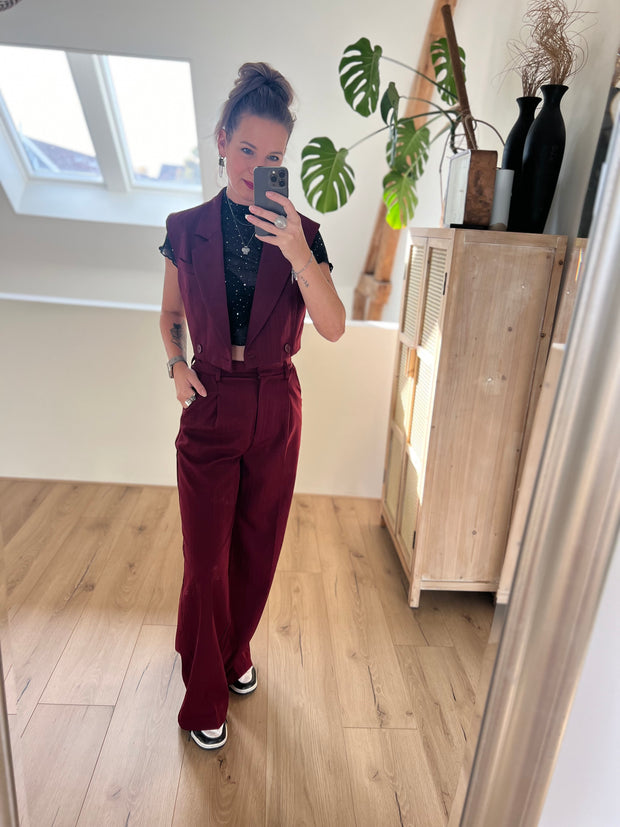 Pantalon Vie P952 Bordeaux