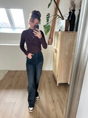 Jeans T6286-2 Loose straight stretch