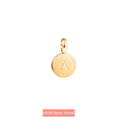 Pendant Letter P2901 Hanger Rond Day & Eve Goud A-Z