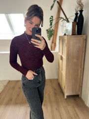 Top 23466 lace Bordeaux