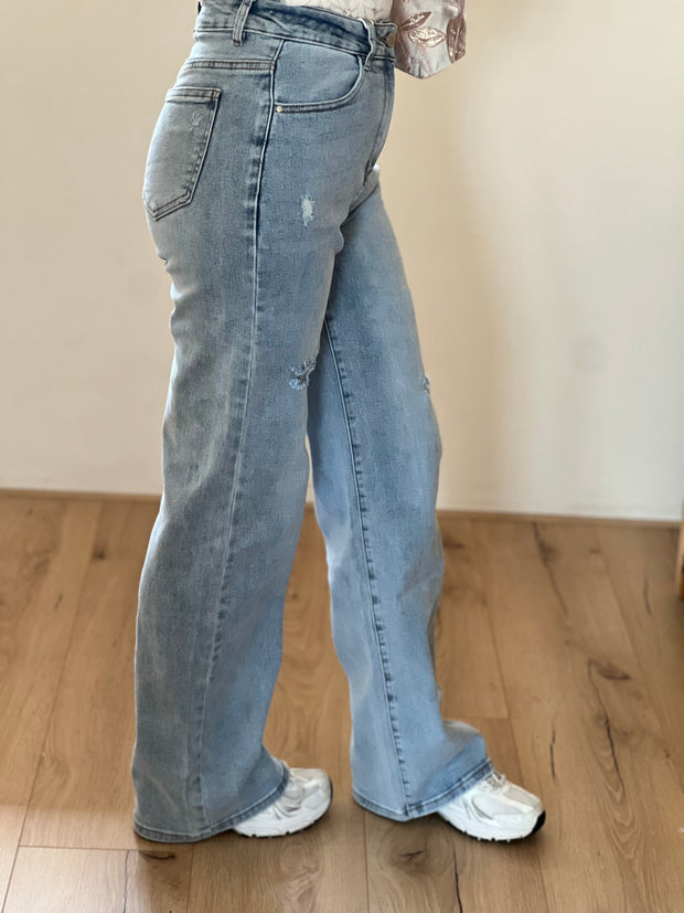 Jeans straight H878-6