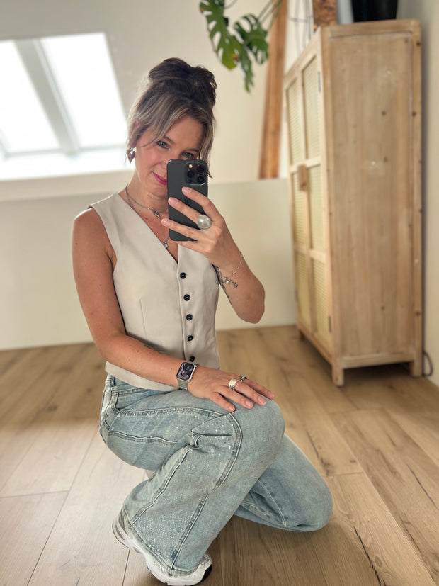 Gilet 1708 taupe