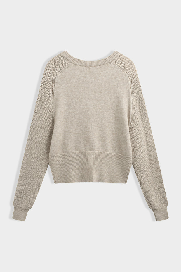 Trui LA2582 taupe