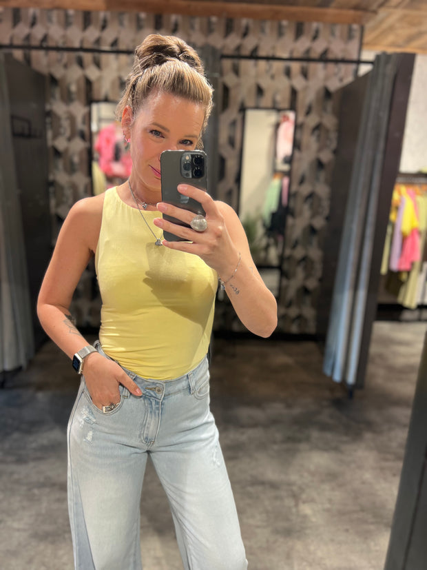 Top perfect basic 9633 Geel