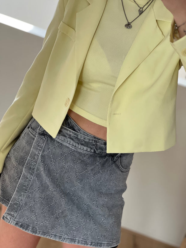 Skort Denim Y3332-2 Grijs