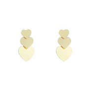 Oorbel 3 Hearts - 14K E4061-2 Day & Eve