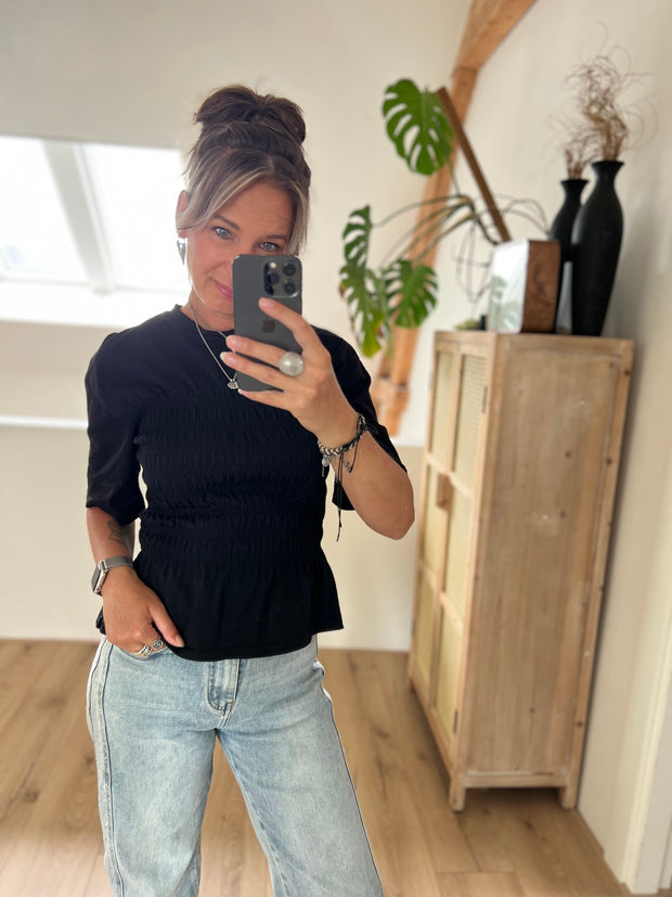 T-shirt 3337 Elastic Zwart