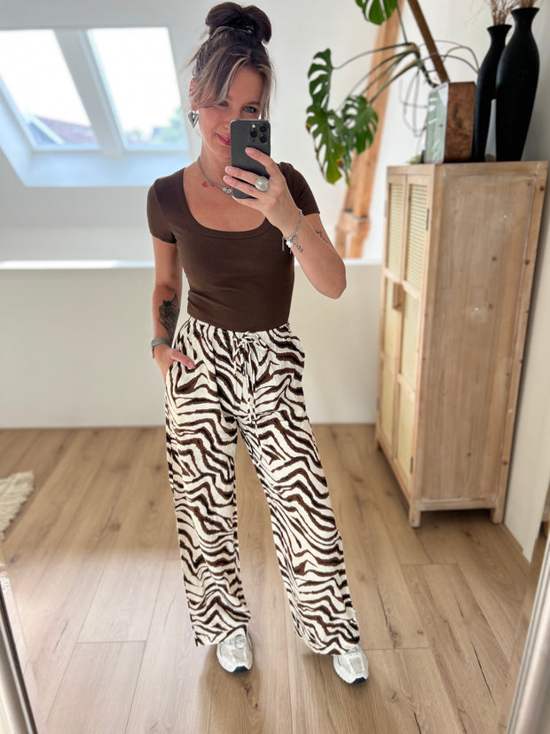 Top Perfect basic ronde hals 15663 Bruin