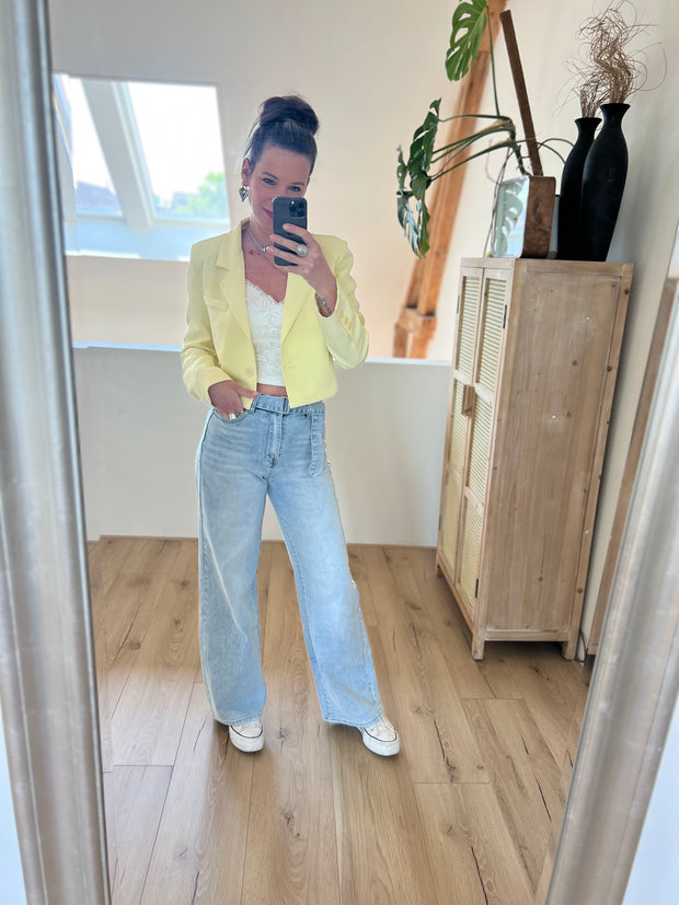 Jeans wide leg T415