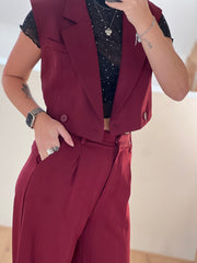 Gilet Vie V278 Bordeaux