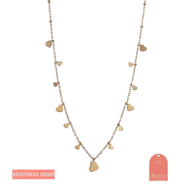 Ketting Hearts on the side Necklace - 14K N4499-2 Day & Eve