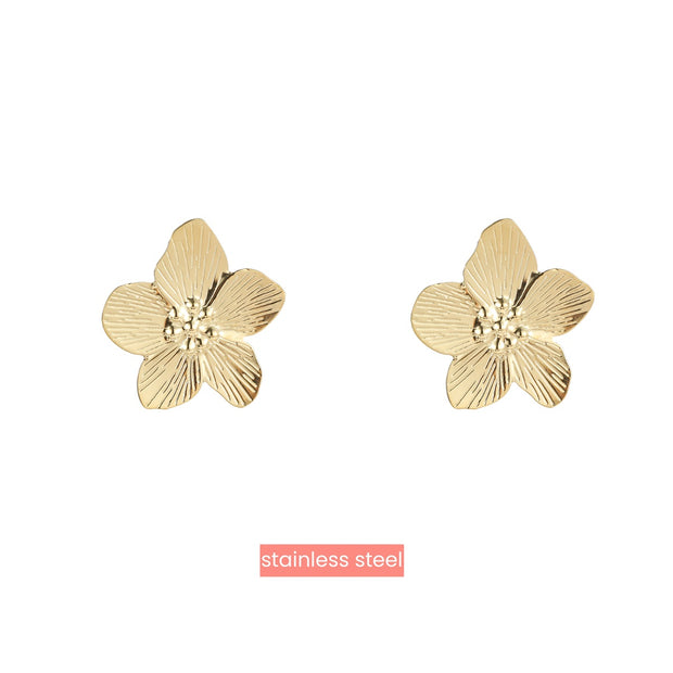 Oorbel Full Flower Stud - 14K E4929-2