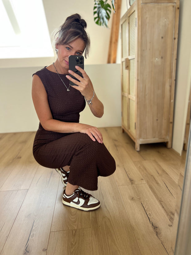 Dress VD1856 Bruin