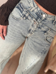 Jeans H849 Double wide leg stretch